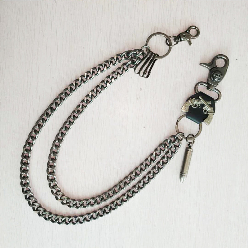 Cadena de Cintura de Moda Punk Ins Trendy con Estilo Metal