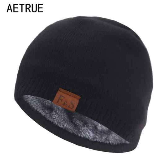 Gorro de Invierno para Hombres y Mujeres - Gorro de Punto Grueso y Cálido