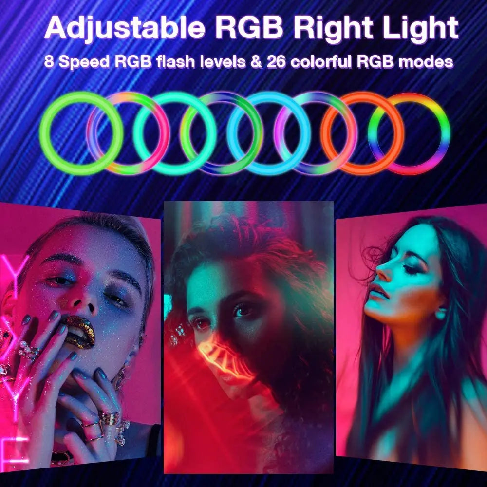 Anillo de luz RGB para Smartphone con control remoto