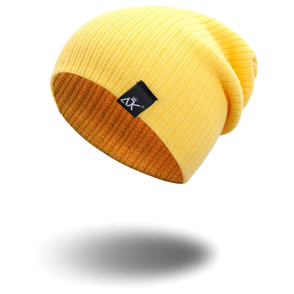 Gorro de Punto COKK para Mujer Hombre - Invierno Skullies Beanies