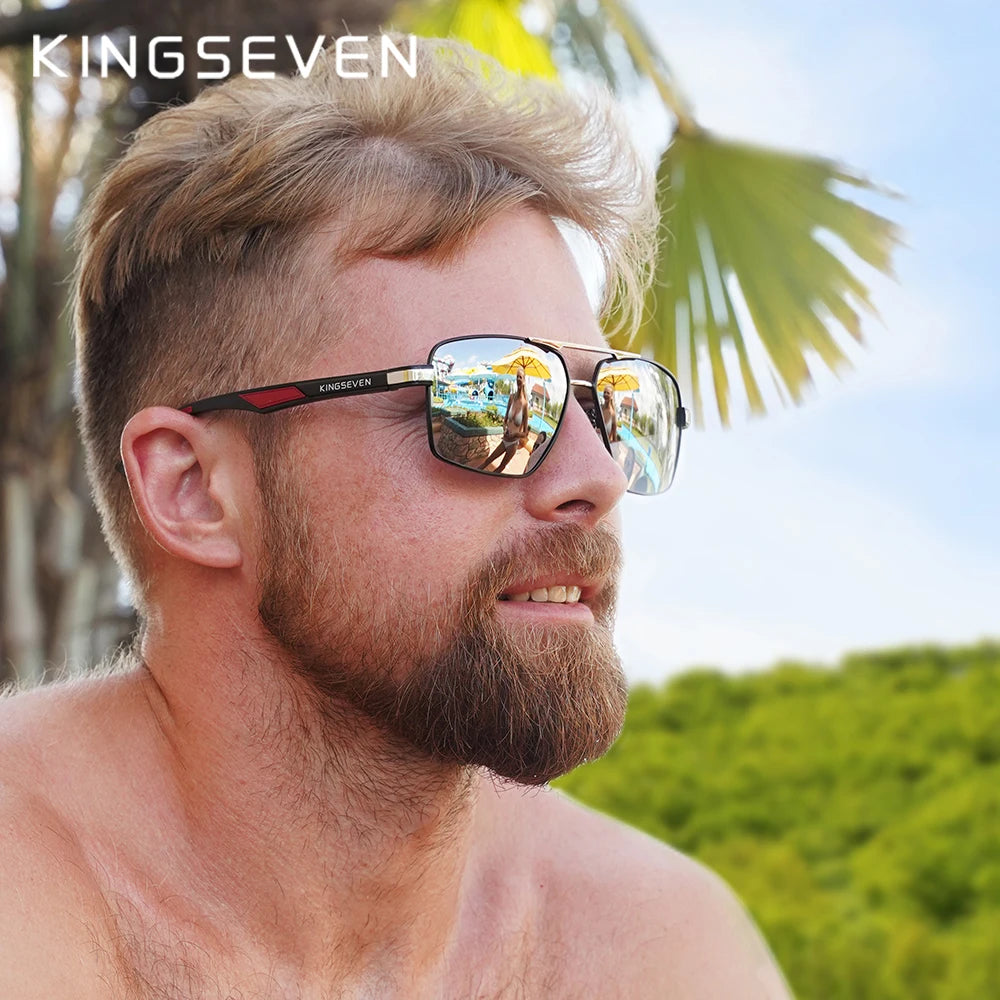 Gafas de sol de aluminio KINGSEVEN polarizadas - Modelo exclusivo