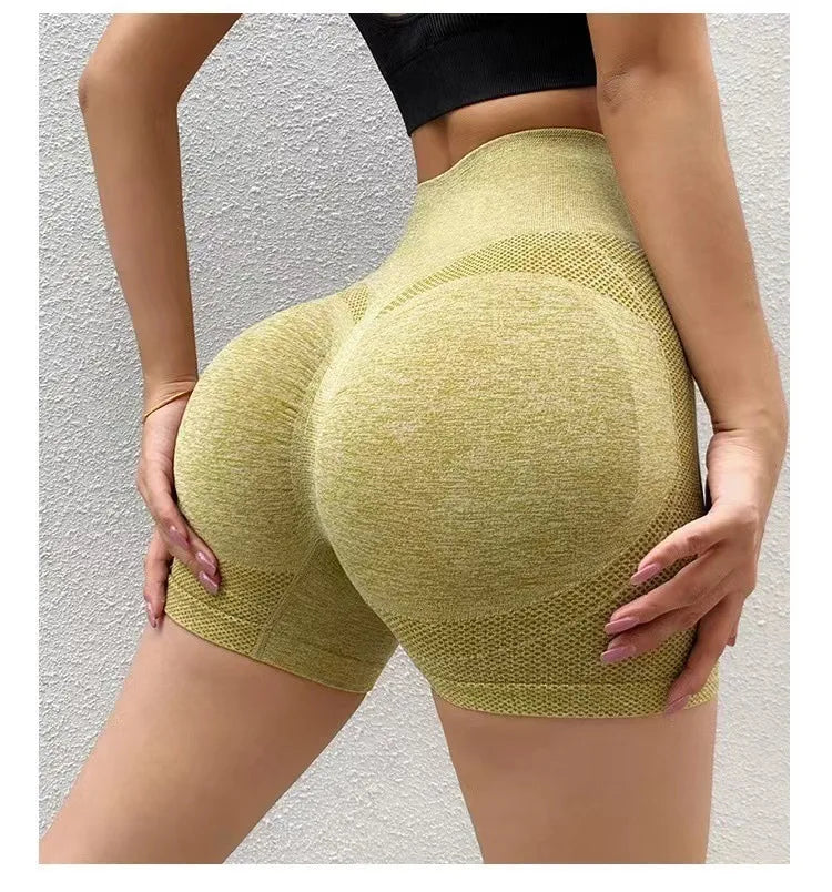 Shorts de Yoga para Mujer de Cintura Alta