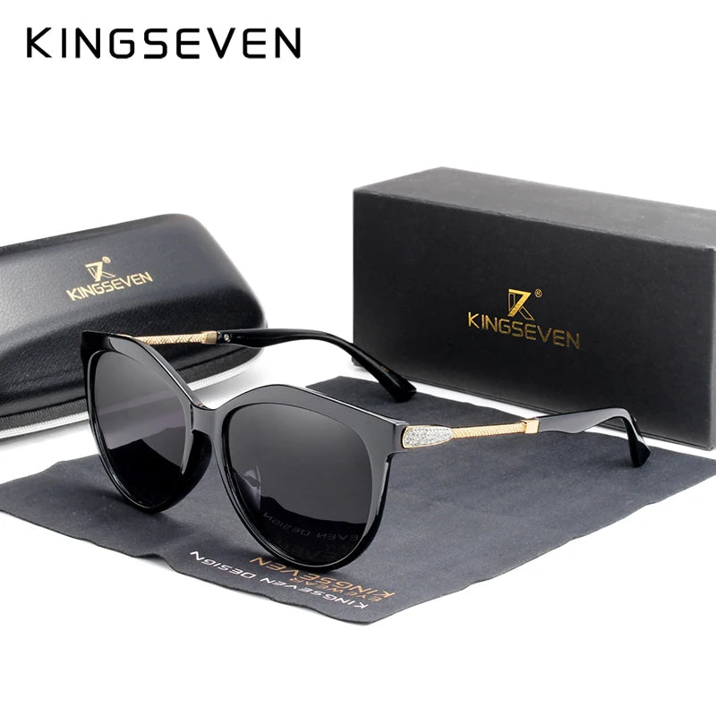 Gafas de sol polarizadas KINGSEVEN 2024 para mujer