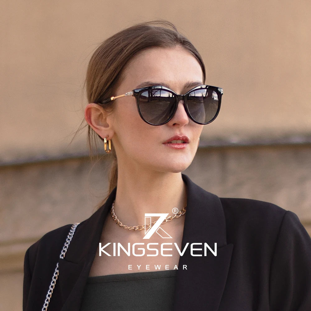 Gafas de sol polarizadas KINGSEVEN 2024 para mujer