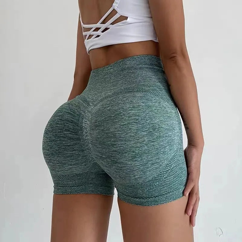 Shorts de Yoga para Mujer de Cintura Alta