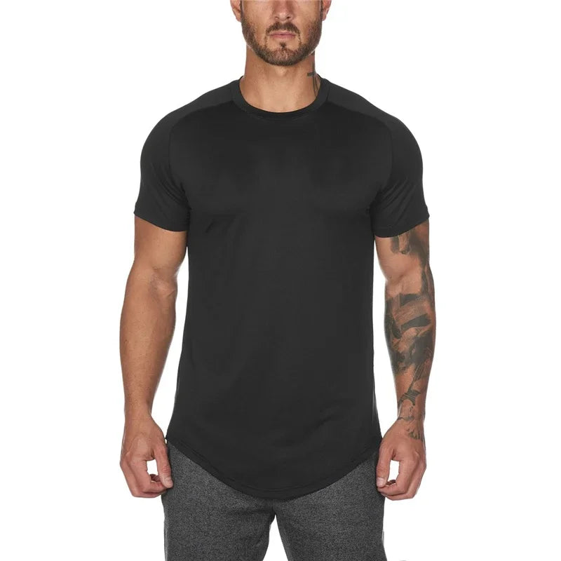 Camiseta de Malla Ajustada para Hombre