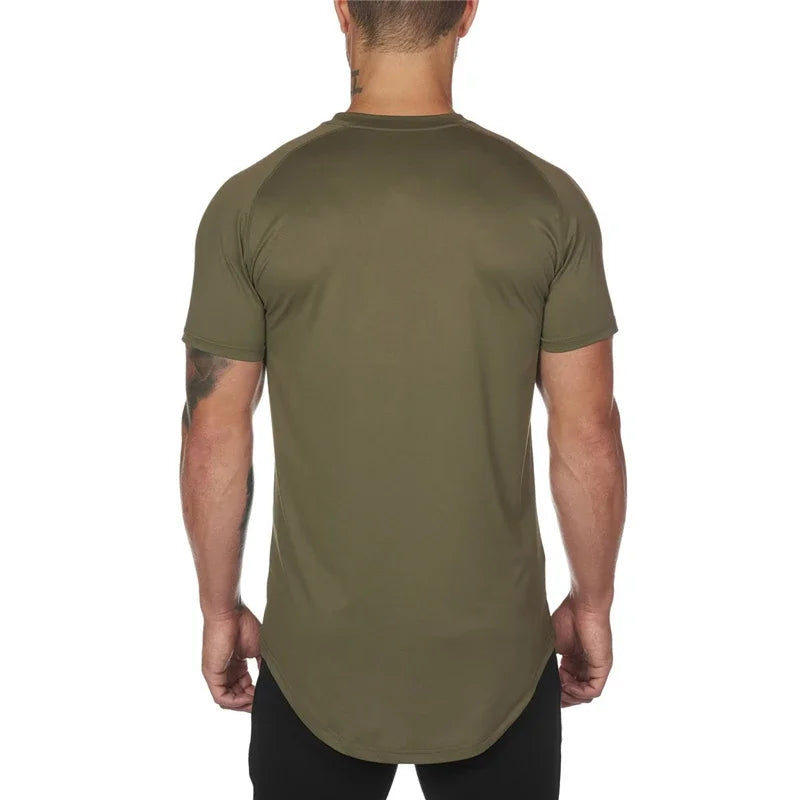 Camiseta de Malla Ajustada para Hombre