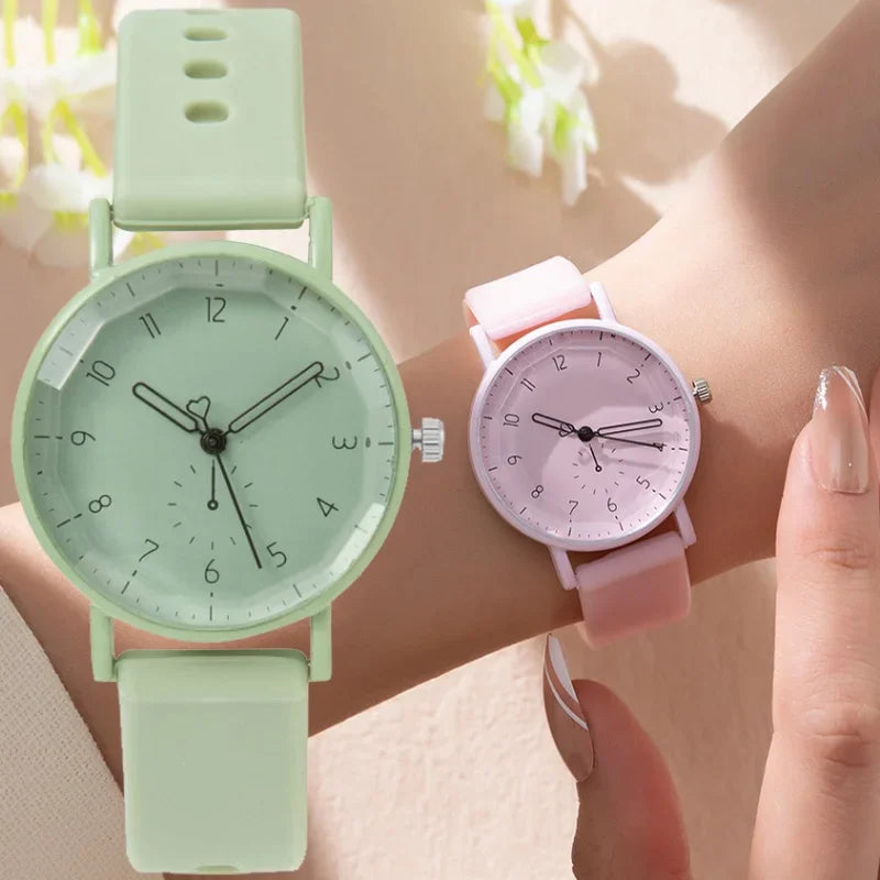 Reloj de Mujer de Moda 2024 con Correa de Silicona