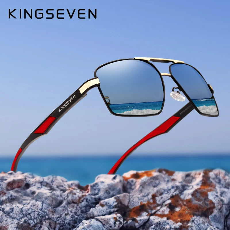 Gafas de sol de aluminio KINGSEVEN polarizadas - Modelo exclusivo